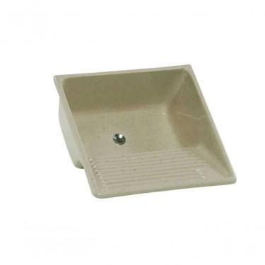 Imagem de Tanque Rorato Mármore Sintético Simples 62x 62cm Travertino