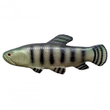 Imagem de Estatueta Sala Quarto Pescador Peixe Traíra Resina 19x51