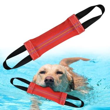 Imagem de IAIGOGO Brinquedos flutuantes 2 em 1 para cães e rebocador de mordida de cachorro, brinquedos interativos de piscina, brinquedos de mangueira de incêndio, brinquedos de busca para cães, ideal para