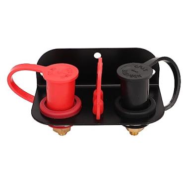 Imagem de Kit de terminais de bateria remotos de carro M10x2 para UTV ATV caminhões RV trator, cortador de grama, barco, acessório de carregamento rápido