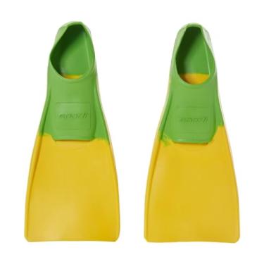 Imagem de Sporti Nadadeiras Flutuantes Essential (Coloridas) - Infantil 11-12 (Amarelo-Verde)