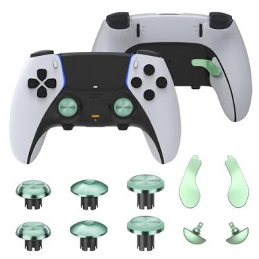 Imagem de CHARM FOCUS Alavancas De Metal Para Controle Ps5 Edge, Botões, Gatilhos, Joysticks, Acessórios Reposição Dualsense, Peças, Controle, Joystick Analógico, Verde