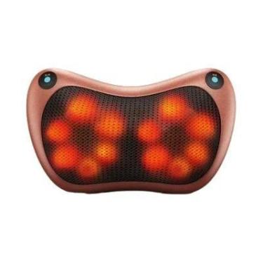 Imagem de Travesseiro De Massagem Elétrico Para Pescoço E Ombro, Uso Doméstico, 