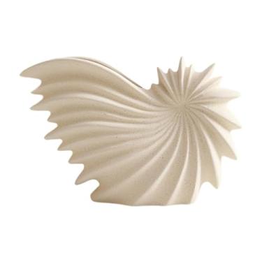 Imagem de Ioensy Vaso de cerâmica para flores, utensílios de mesa, vaso para botões, decorativo para plantas, suporte para lareira, centro de mesa, de flores para, L