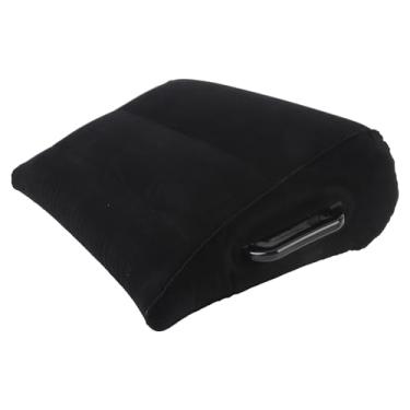 Imagem de Travesseiro de Ar Inflável Travesseiro Leve de Ar para Camping de Viagens Inflação Rápida Almofada de Cunha Portátil Comforto Mole de Conforto Ergonômico Design para Adultos para Crianças