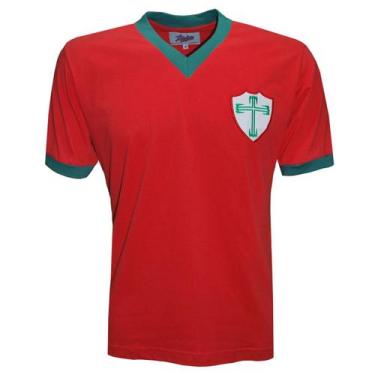 Imagem de Camisa Portuguesa 1935 Liga Retrô  Vermelha G, Vermelho, G