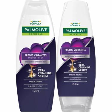Imagem de Shampoo e Condicionador Palmolive Pretos Vibrantes 350ml