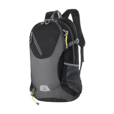 Imagem de simhoa Mochila para caminhadas ao ar livre, esportiva, para caminhadas, mochila multifuncional para acampamento, escalada para passeios ao ar livre, Preto
