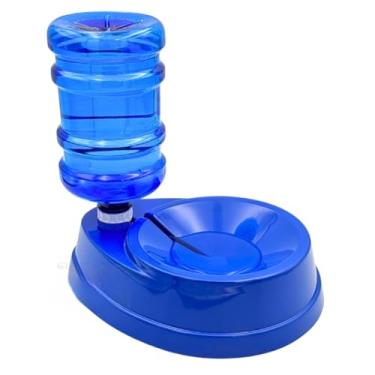 Imagem de Kit Comedouro e Bebedouro Automático para Cachorro Cães e Gatos Anti Formiga (SÓ BEBEDOURO FOUR - AZUL)