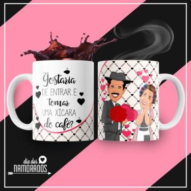 Imagem de Caneca ceramica personalizada turma do chaves, dona florinda. - exclus