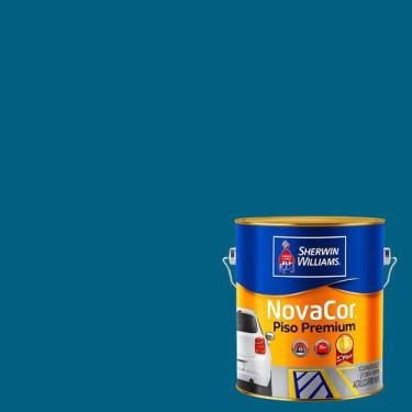 Imagem de Tinta Novacor Piso Premium Sherwin Williams 3,6 Litros, Azul (S.W)