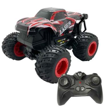 Imagem de Carrinho Controle Remoto Led 7 Spin Monster Com Bateria Recarregável L