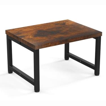 Imagem de Flottian Bancos De Madeira De 9" Para Adultos E Crianças, Banco De Degraus Extra Largo E Resistente De 15,4" Suporta Até 300 Libras, Banco De Degraus Para Camas Altas, Bancos Para Quarto, Cozinha, S