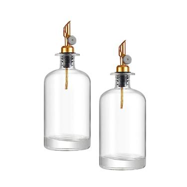 Imagem de SiaBiced Distribuidor de Azeite Garrafa de Óleo Garrafa de Óleo de Vidro Garrafas de Azeite para Cozinhar Tempero Assar, ouro 500ml, Tamanho real