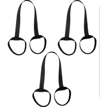 Imagem de Suporte ajustável para alça de esteira de montagem, estilingue não deslizante de nylon para pilates, esteiras de mergulho e fitness, equipado como faixa de resistência para alongamento " (3 pacotes)