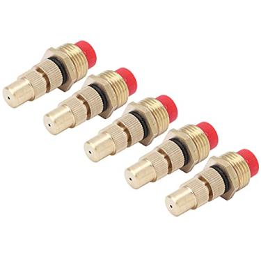 Imagem de KIMISS 5pcs G1/2 Male Thread Atomize Bico Com Tela de Filtro - Sprayer de Mangueira de Jardim Ajustável para Irrigação Eficiente e Pouca Economia de água