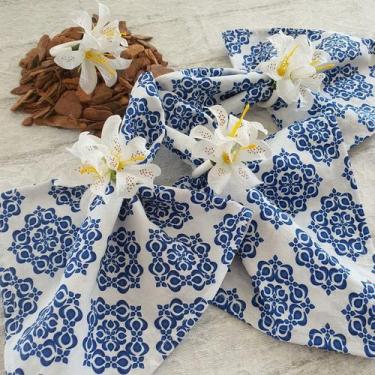 Imagem de Kit 04 Anéis Porta Guardanapo Argola Prendedor Mesa Posta Flor de Líri