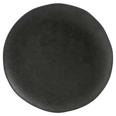 Imagem de Prato De Sobremesa Orgânico Carbon 19cm Preto Cerâmica Porto Brasil