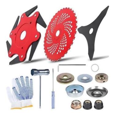 Imagem de Kit Completo de 4 Lâminas De corte Acessórios Para Roçadeira - Sa, Son