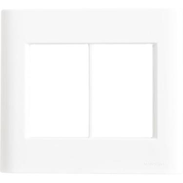 Imagem de Placa 6 Postos 4X4 Tramontina Giz Branca Com Suporte