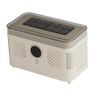 Imagem de YWJLQH Máquina de gelo de escritório com clipe para cubos, máquina de fazer gelo portátil, aparelho de congelamento para RV, Branco