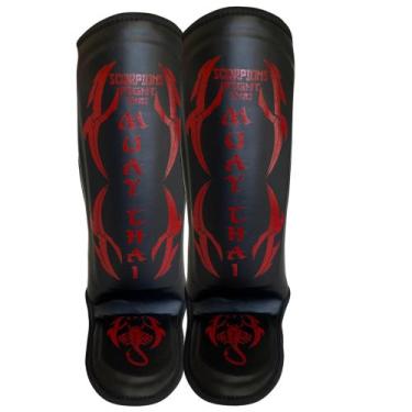 Imagem de Caneleira Muay Thai Luta Kickboxing boxe Protetor De Canela Sparring T