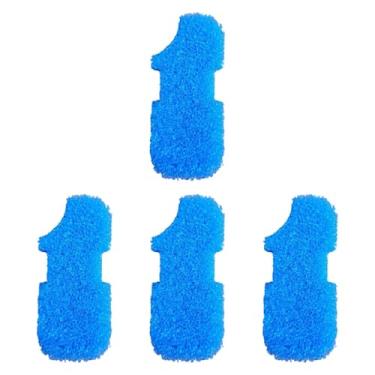 Imagem de Bothyi 4 peças almofadas de filtro de espuma para aquário esponja substituição eficiente espuma bioquímica para acessórios de filtro de aquário