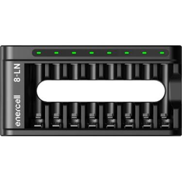 Imagem de Carregador USB da Enercell Rápido e inteligente para 8 (OITO) pilhas A