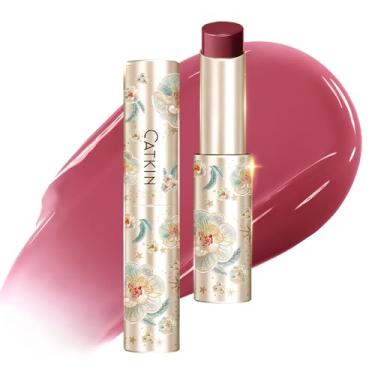 Imagem de Catkin Bálsamo Labial Brilhante Catkin Ultra Hidratante Glow Lip Tinted Jelly Plump Melting Balm Manteiga De Karité Reparador Calmante Para Lábios Secos Acabamento Úmido 0,12 Oz C02 Tulip