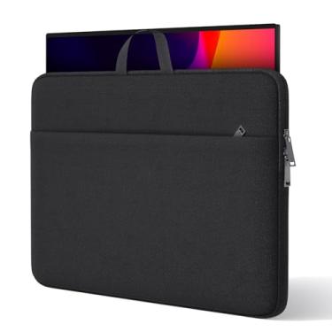 Imagem de CaseDeer Capa para Monitor Portátil de 22 Polegadas - UPerfect/ASUS ZenScreen/Acer UT222Q bmip - 54.6 cm - Bolsa de Transporte com Bolso - Resistente à Água e Poeira - Preta