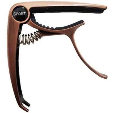 Imagem de Capotraste Metal Para Guitarra E Violão Smart Jx40 Bronze