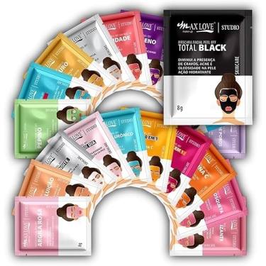 Imagem de Máscaras Faciais Detox, Kit com 10 Unidades Sortidas, 8g cada, Hidratante e Calmante