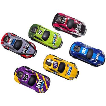 Imagem de Carrinho Crazy Cars O Carro Que Pula Kit com 6 Carrinhos, CZ001