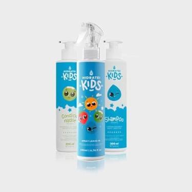 Imagem de Kit Cuidado Diário Kids Infantil 200ml Fios Limpos E Macios