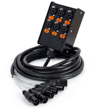 Imagem de Medusa Combo 6 Vias Profissional com Conectores XLR Anilhados - CIRILO