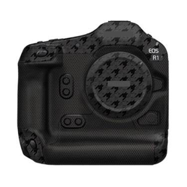 Imagem de R 1 Película protetora para câmera antirarranhões Película protetora de vinil decalque para Canon EOS R1 (tarambola preta)