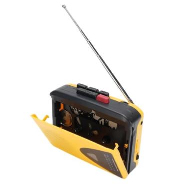 Imagem de Jectse Poderoso Tocador de Fita Cassete, Portátil de Gravador de Rádio AM FM Com Grande Alto -falante e Fone de Fone de Ouvido Construído Em Microfone para Jardim Doméstico, Leve e