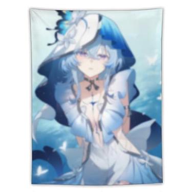 Imagem de LIEGBMEU Tapeçaria de biquíni sexy anime menina 152.4 cm x 203.2 cm interior exterior parede colcha arte decoração de tapeçaria caprichosa, AF146