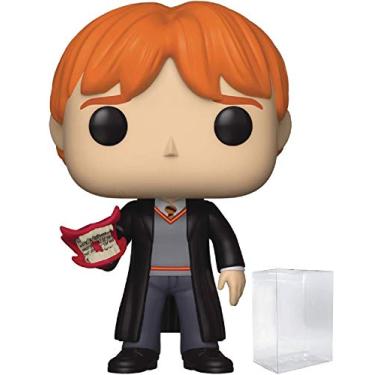 Imagem de Harry Potter - Boneco de vinil Funko Pop! de Ron Weasley com Howler (incluído com capa protetora de caixa pop compatível), multicolorido, 9,5 cm