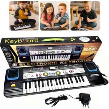 Imagem de Brinquedo Infantil Teclado De Brinquedo Musical Presente De Aniversari