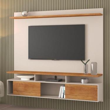 Imagem de Painel para TV Até 70 Polegadas Adrian 2 Portas 1 Prateleira Off White