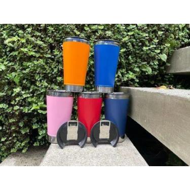 Imagem de Copo 473ml Termico Aço Inox C/ Tampa E Abridor - Sa, Songle, Nakazaki 