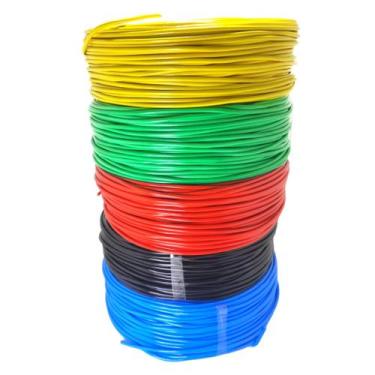 Imagem de Fio Auto Flexivel 6mm Com 100 Metros Unipolar - Cabo Flex, Amarelo
