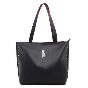 Imagem de Bolsa feminina sacola grande direto da fabrica vegas store, Preto