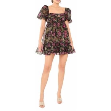 Imagem de LIKELY Vestido feminino elegante, Preto Multi, 38