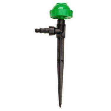 Imagem de Irrigador Jardim Vulcão Verde C/ Haste E Adaptador Mangueira 3 Un - Ag