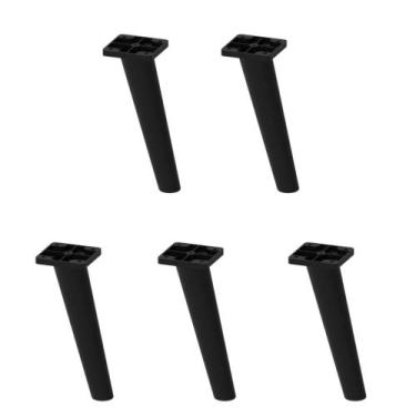 Imagem de Kit 5 Pés Palito Retrô para Balcão 120cm/Balcão 105cm Veneza Multimóve