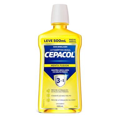 Imagem de CEPACOL - Enxaguante Bucal Menta Fusion - Sabor Refrescante - Hálito Fresco - 500ml