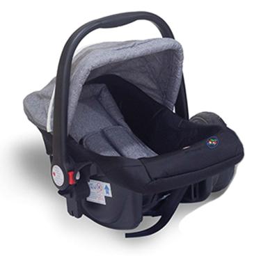 Imagem de Cadeirinha Bebê Conforto Baby Style Cinza Urban 0 a 13kg Cadeira para Auto Assento com Cinto de Segurança