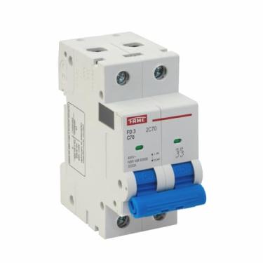 Imagem de Disjuntor DIN FD 3KA Bipolar 2P 70A Condutor 16mm Curva C - FAME